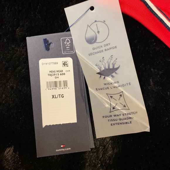 🆕 Tommy Hilfiger - Mens XL Red THtech - Picture 4 of 6